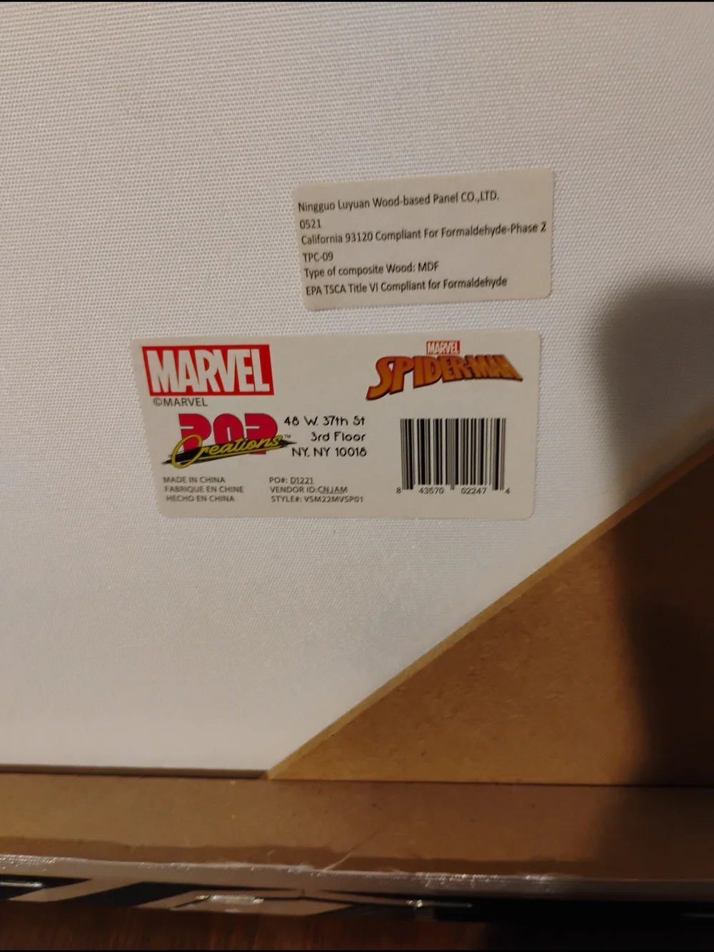 Marvel Spider-Man Red & Blue Wall Art Canvas - Superhero Home Decor